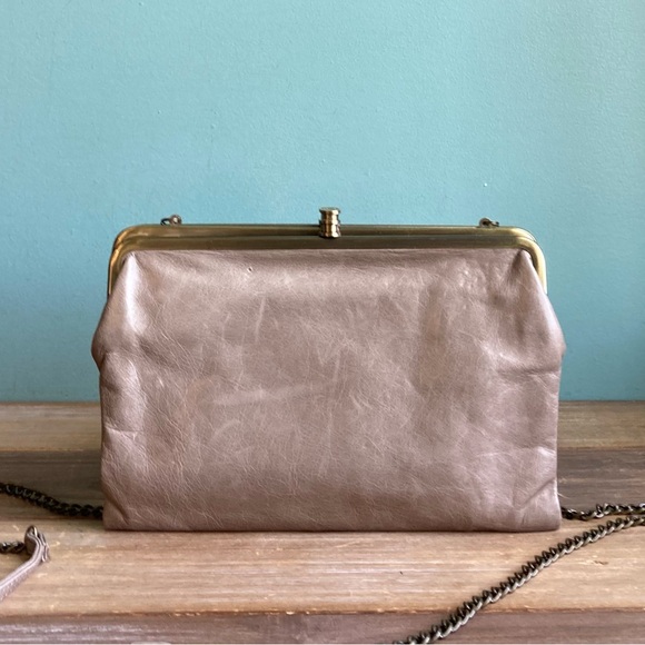 HOBO Handbags - Hobo International Leather Leanne Kisslock Crossbody Bag